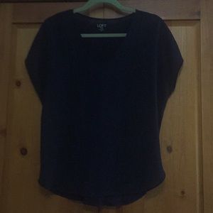 Loft navy vneck